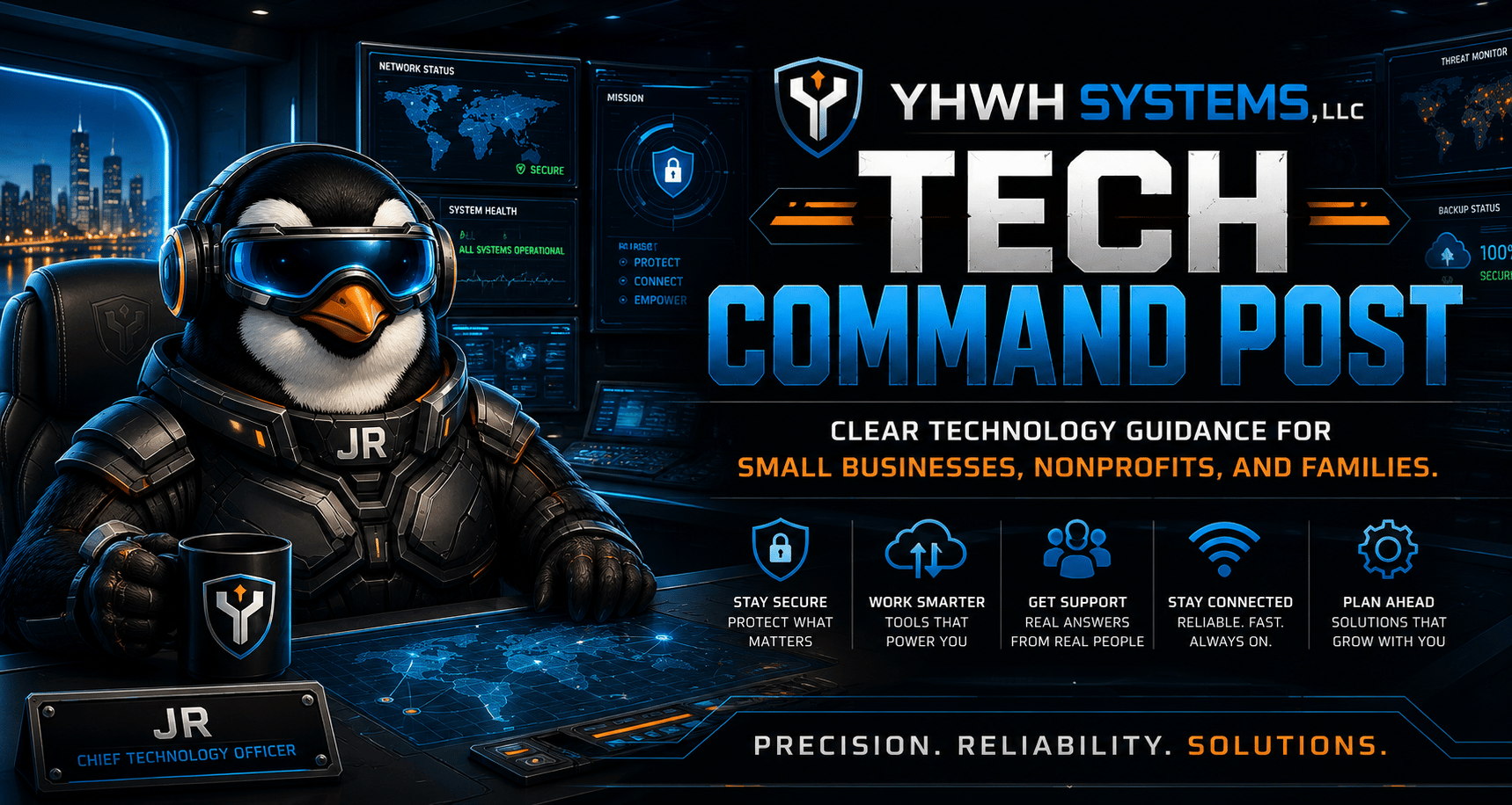 YHWH Systems Tech Command Post artwork